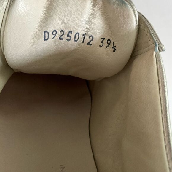 AGL Attilio Giusti Lembrodi Leather Platform Sneaker Faux Pearl Embellished 39.5 - Picture 6 of 12